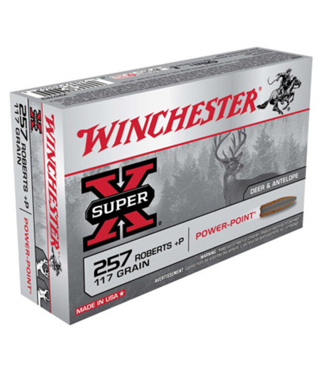 Winchester Super-X  257 Roberts 117gr PP  HP