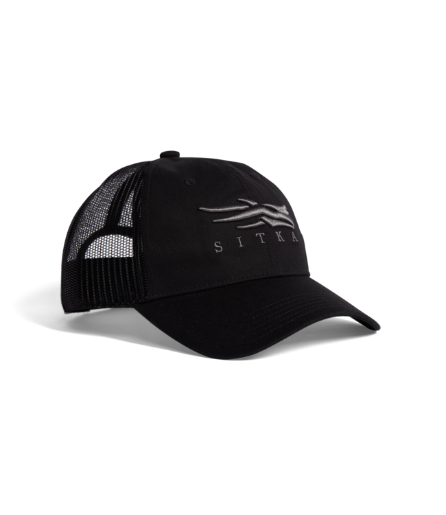 Sitka Icon Lo Pro Trucker OSFA- Black Charcoal