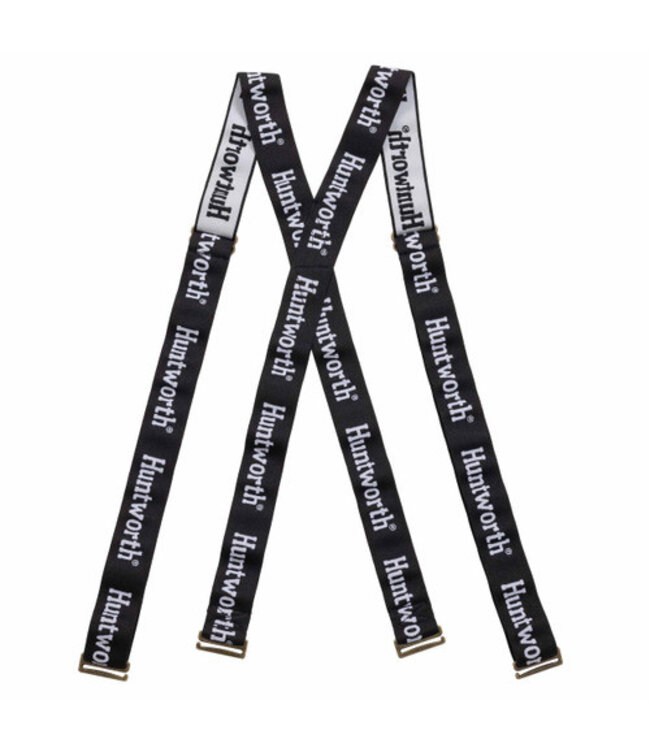 Huntworth Mens Alton Suspenders  Black