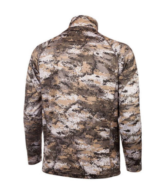 Huntworth Men's Gadsden Lightweight Hunting 1/4 Zip Shirt Disruption Camo