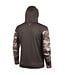 Huntworth Huntworth Mens Performance Fleece Hoodie Charcoal Grey/Disruption Camo