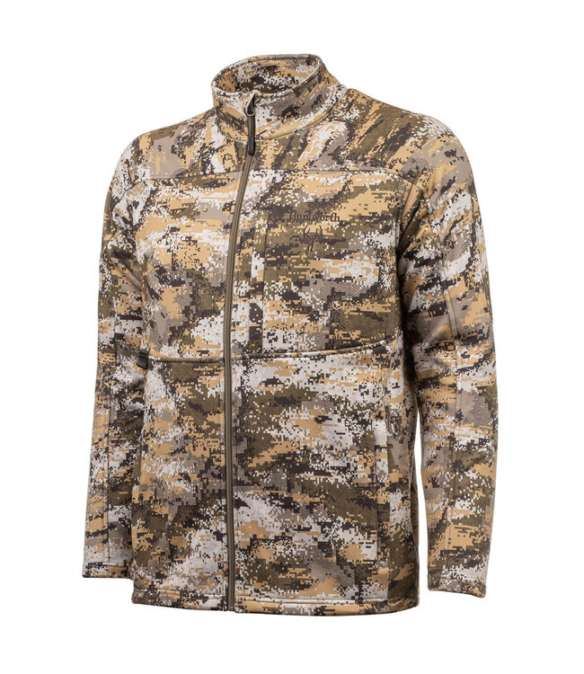 Huntworth Men's Torrington Midweight Soft Shell Fleece-Interior Hunting Jacket Disruption Camo
