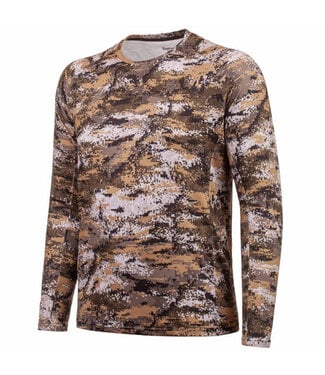 Huntworth Huntworth Men's Bangor Midweight Hunting Base Layer Shirt Disruption Camo