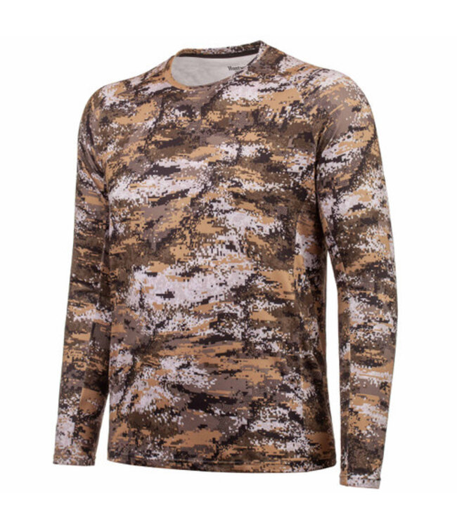 Huntworth Men's Bangor Midweight Hunting Base Layer Shirt Disruption Camo