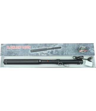 Bear Arms Stun Baton w. flashlight & Charger (output 1000KV)