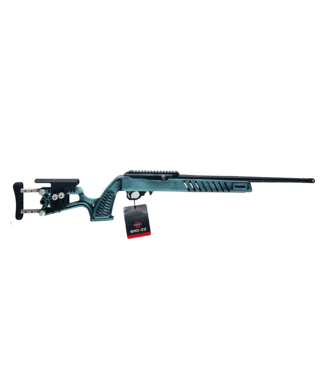 Black Rain Ordnance Black Rain Ordnance Bro-Pro-Am  .22 LR 18" - 10Rd Luth-AR MCA-22 Tiffany Blue Battleworn