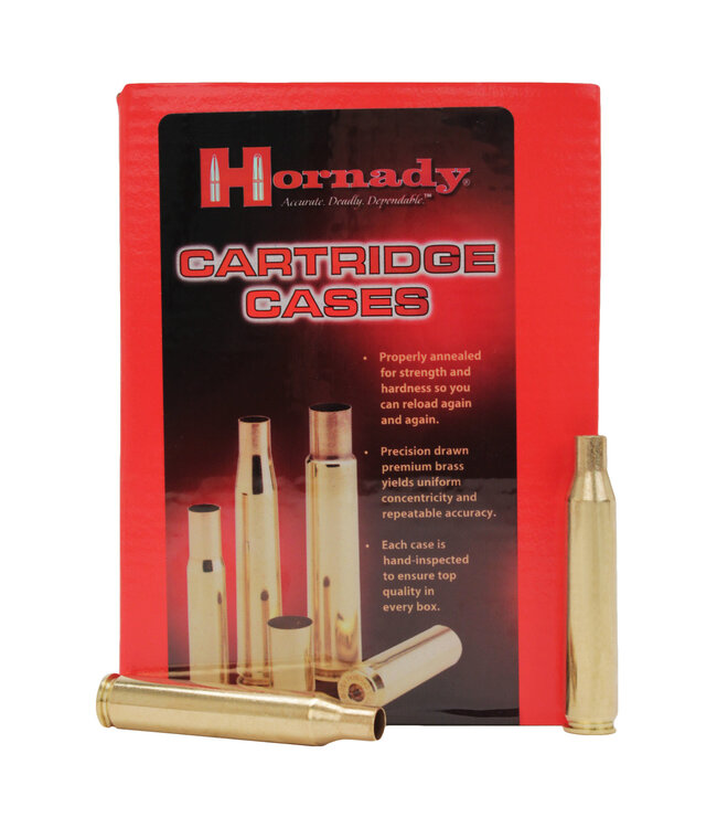 Hornady Hornady Unprimed Brass Rifle Cartridge Cases 25-06 Rem 50/ct