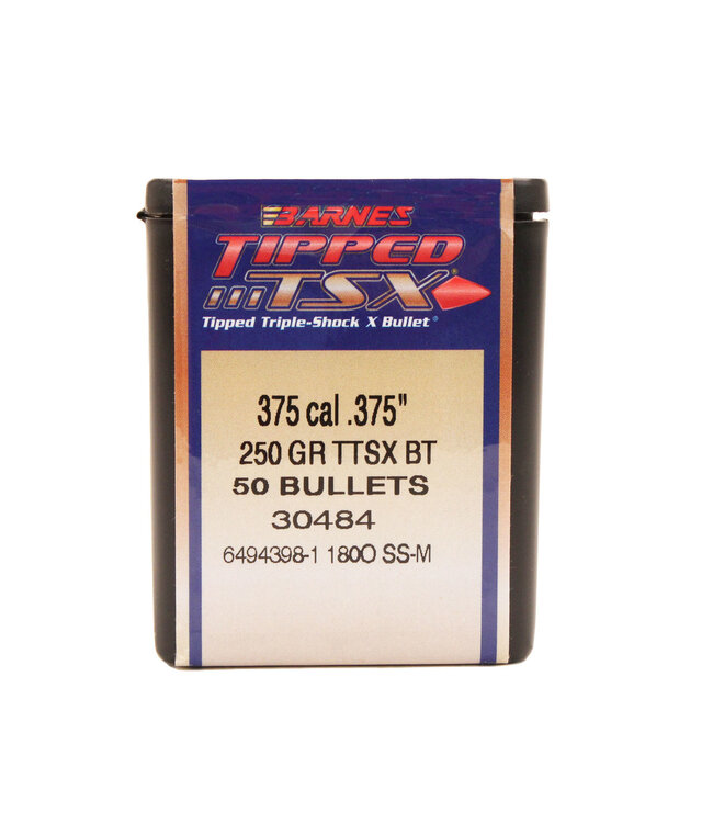 Barnes Barnes Bullets 30484 Tipped TSX 375 Caliber .375 250 Gr TTSX BT