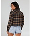 Salty Crew Salty Crew Stay Golden Crop Flannel