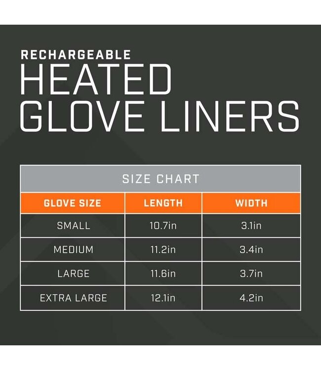 Thaw Rechargeable Heated Glove Liners