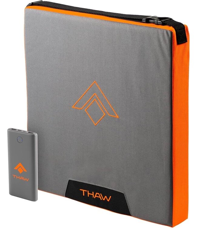 Thaw Rechargeable Heated Folding Seat Pad Black
