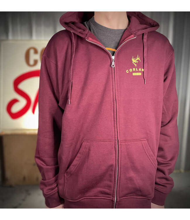 Corlane Branded Corlane 2024 Full Zip Hoodie Sunrise