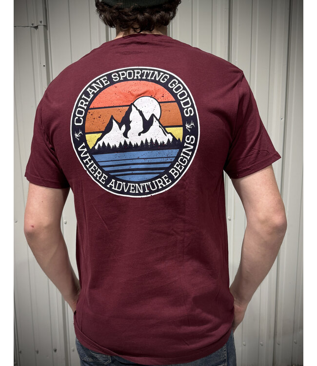 Corlane Branded Corlane 2024 Where Adventure Begins T Shirt