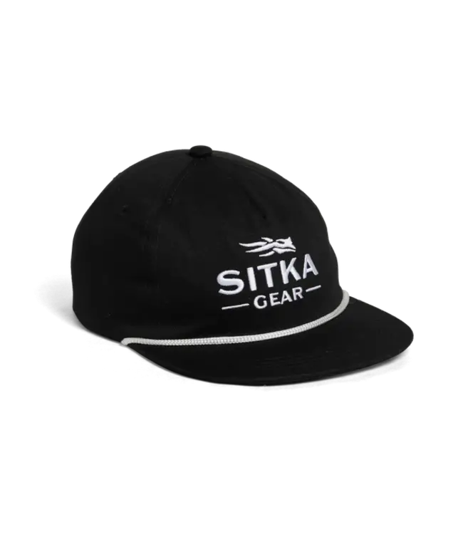 Sitka Sitka Cornerstone Unstructured Snapback Hat Sitka Black