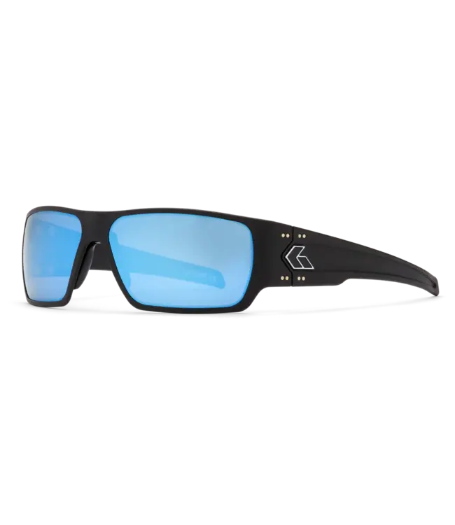Gatorz Specter Blue Mirror Polar Lens Black