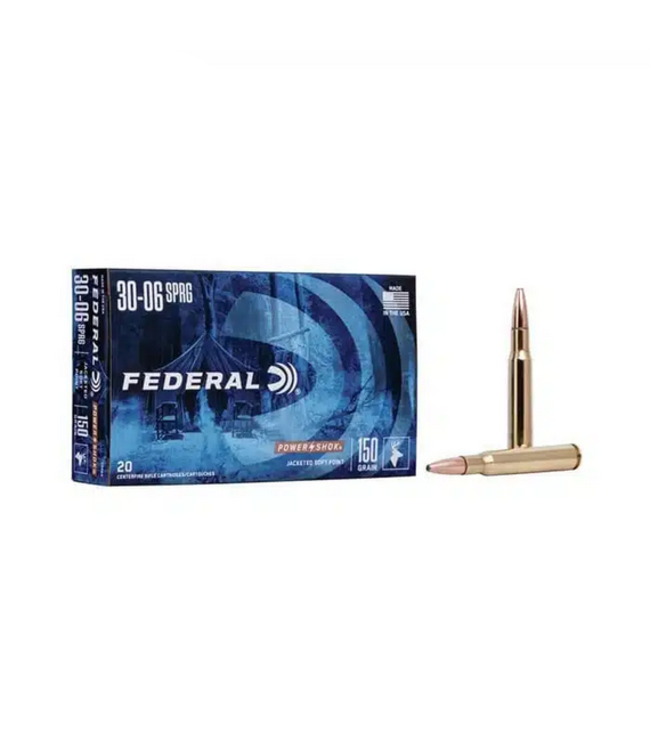 Federal Power-Shok Ammunition 30-06 SPRG 150gr SP