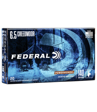 Federal Power-Shok Ammunition 6.5 Creedmoor  140gr SP