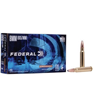 Federal Power-Shok Ammunition 8x57mm Mauser  170gr SP