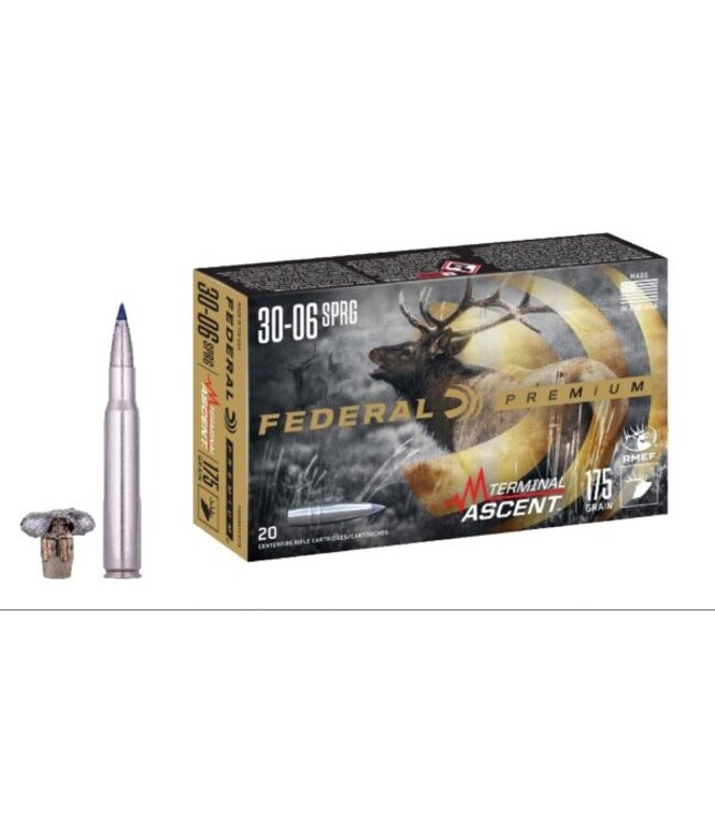 Federal Premium Terminal Ascent Ammunition  30-06 SPRG 175gr BBT