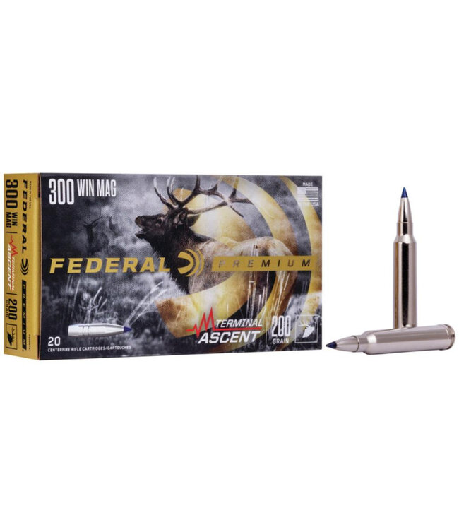 Federal Premium Terminal Ascent Ammunition  300 Win Mag - 200gr BBT