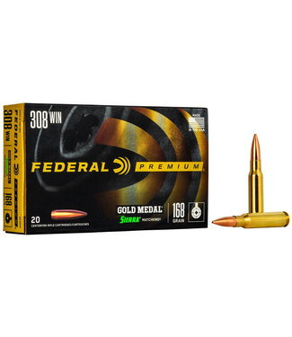 Premium Gold Medal 308 Win 168gr Sierra Match HP BT