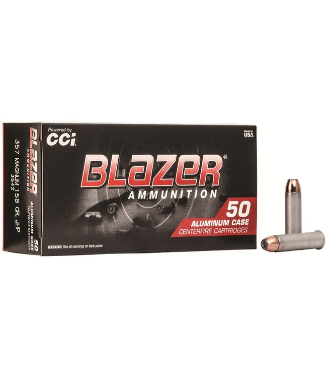 Blazer 357 Mag 158gr JHP 50/box
