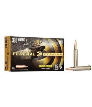 Federal Premium 300 Win Mag 185gr Berger Hybrid Hunter