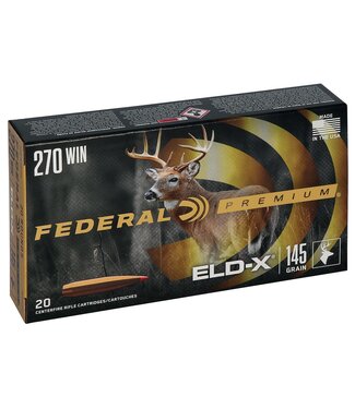 Premium ELD-X Ammunition 270 Win - 145gr ELD-X