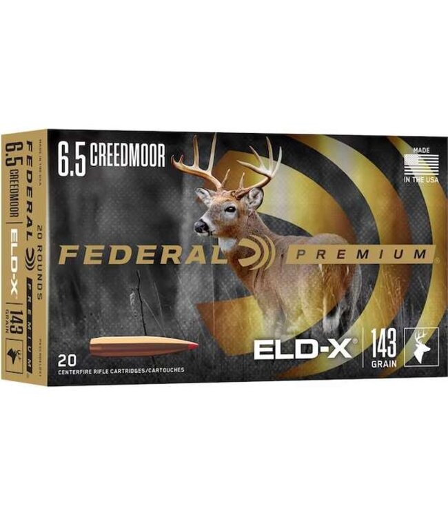Premium ELD-X Ammunition 6.5 Creedmoor - 143gr ELD-X