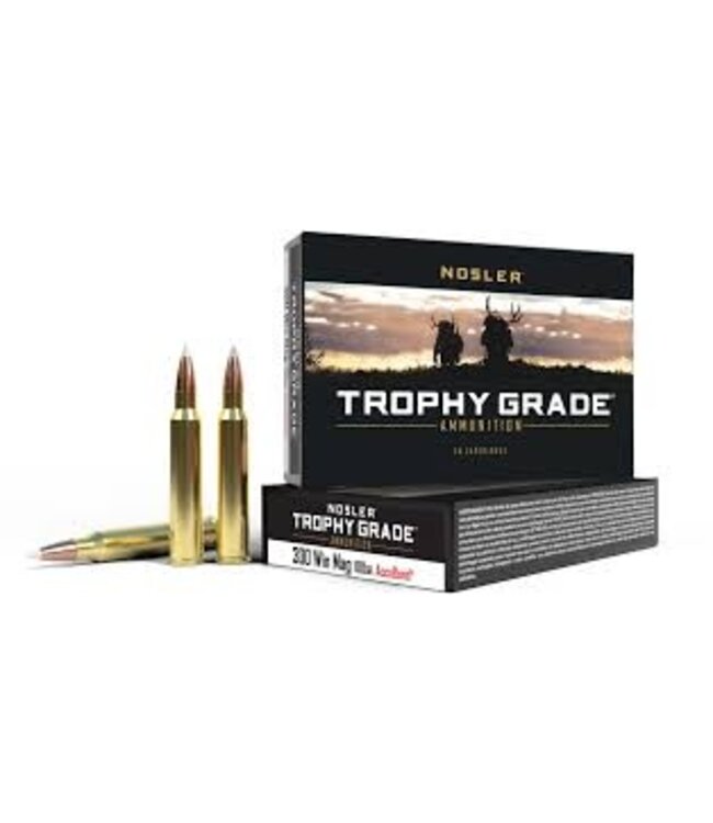 Nosler 60059 Trophy Grade Rifle Ammo 300 Winchester Mag 180gr