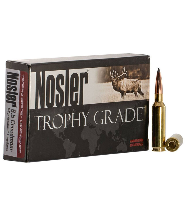 Nosler Trophy Grade Accubond LR Rifle Ammunition 6.5 Creedmoor - 142gr ABLR