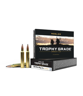 Nosler Ammo Trophy Grade 300 Win Mag 180gr PT SP 20 ct