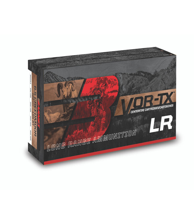 Barnes Ammo VOR-TX Long Range 6.5 Creedmoor 127gr LRX BT 20rd