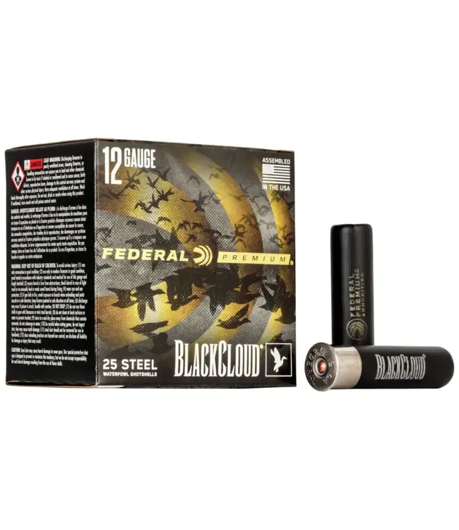 Federal Black Cloud 12GA 3-1/2" 1-1/2oz #2 FS Steel (25/box)