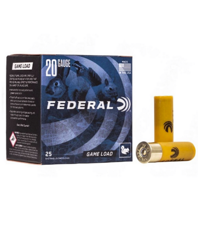 Federal Game-Shok 20GA 2-3/4" #7.5 1oz (25/box)