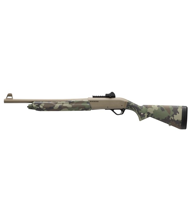 Winchester SX4 Defender 12ga 18.5in 4rd Woodland FDE