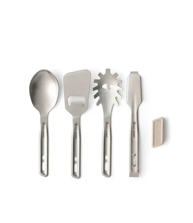 SeaToSummit Detour Stainless Steel Utensil Set- 4 piece
