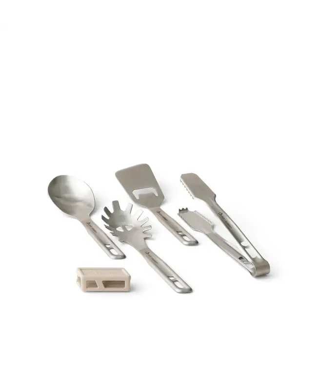 SeaToSummit Detour Stainless Steel Utensil Set- 4 piece