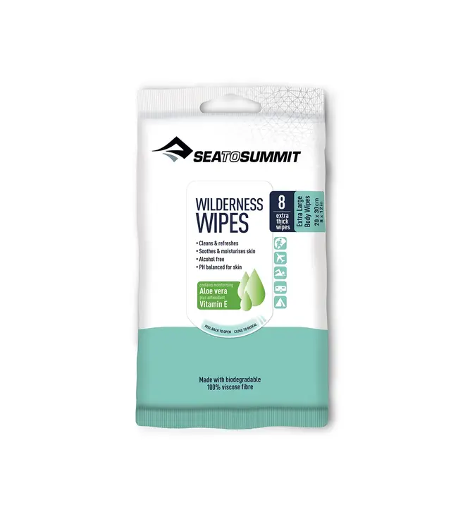 SeaToSummit Wilderness Wipes Compact 6x8 36-wipes
