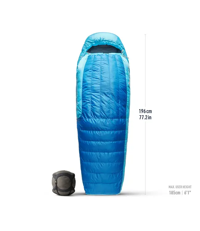 SeaToSummit Trek Down Sleeping Bag Regular 15F|-9C Snorkel Blue