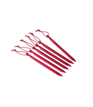 MSR Groundhog Tent Stake Kit V2 Red 6pk