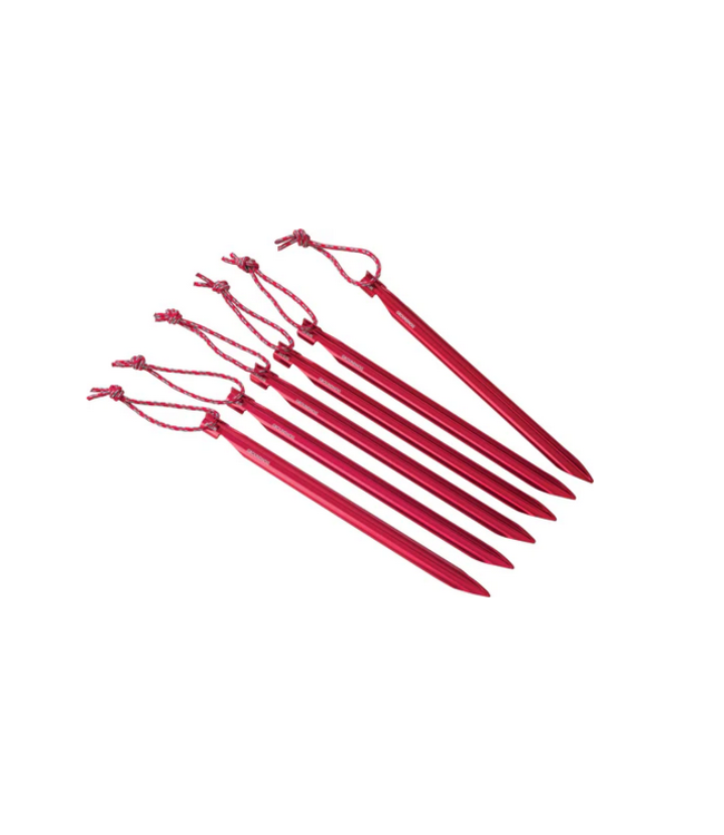 MSR Groundhog Tent Stake Kit V2 Red 6pk