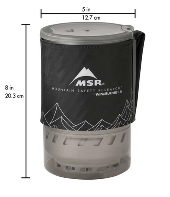 MSR WindBurner Duo Stove System  U24 1.8L Black