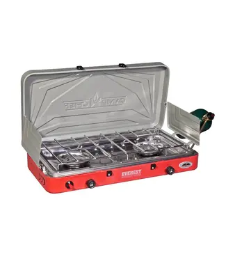 Mountain Series Everest 2X  Two-Burner Cooking System Red