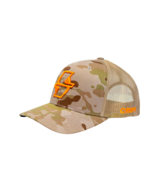 Yupoong  Snapback Hat Multicam Tan Panel
