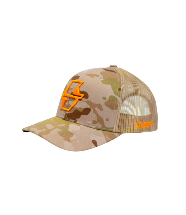 Yupoong  Snapback Hat Multicam Tan Panel