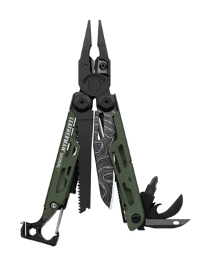 Signal Multitool  Green Topo Blade