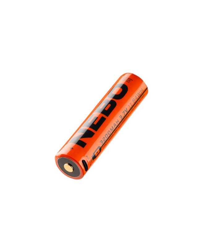 Nebo Rechargeable Battery 18650 3200mAh