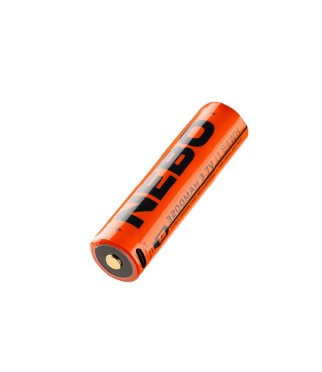 Nebo Rechargeable Battery 18650 3200mAh