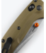 Benchmade Mini Taggedout G10 OD Green Axis Clip Point